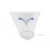 Revestimento para cabos DeLOCK 20698 branco