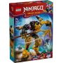 Conjunto de construção LEGO NINJAGO 71839 Arins Spinjitzu Mech de combate, 213 peças, 2 minifiguras, altura 160 mm