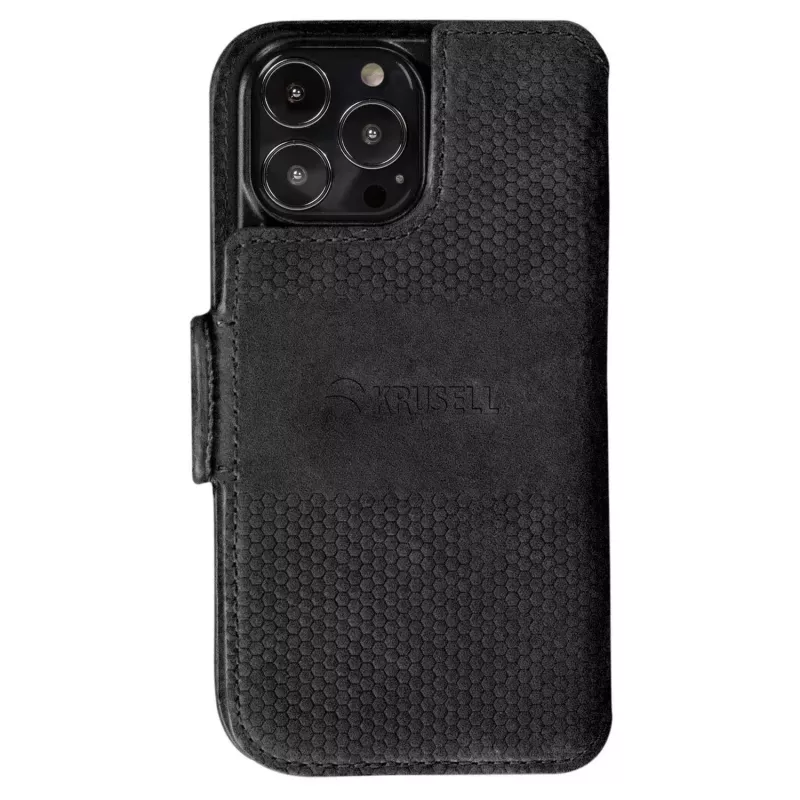 Capa com carteira Krusell 62396 para iPhone 13 Pro Max 17 cm Preto