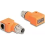 Adaptador de cabo DeLOCK 60668 M12 RJ45 laranja banhado a ouro