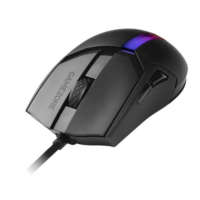 Rato Tracer 47416 Gamezone Cool preto RGB USB