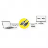 Cabo ROLINE 11445780 1 m DisplayPort para HDMI preto