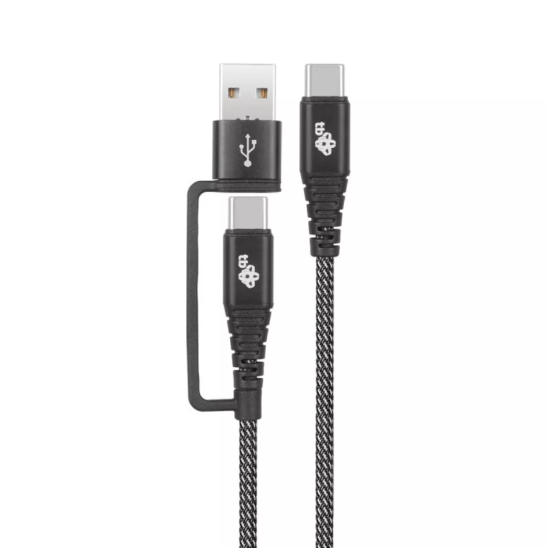 Cabo USB-A para C TB AKTBXKUCTOA120B 1,2 m, preto