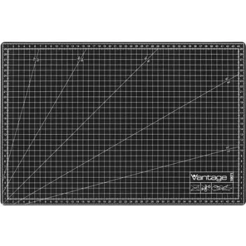 Tapete de corte DAHLE Vantage 30 x 45 cm preto