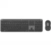 Logitech Signature Slim Combo MK950 - Conjunto teclado-rato - Sem fios - Bluetooth 5,1 LE - QWERTY - Nórdico - Grafite (920-012488)
