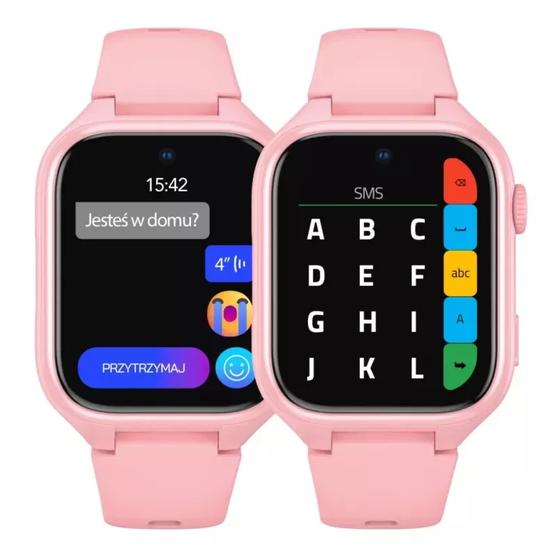 Smartwatch Stelio Junior Pro AI 4G ST-SWJ102-PK — relógio 4G para criança, rosa