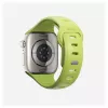 Pulseira Nomad Tempo Band verde-clara de borracha, 18 mm de largura, pulso 135–175 mm