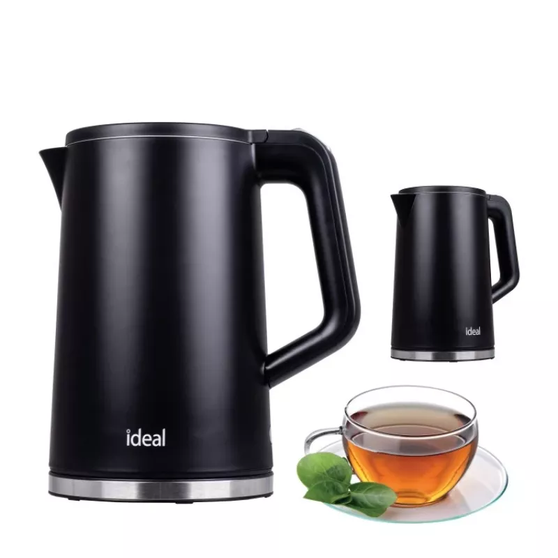 Chaleira elétrica IDEAL 1,7 l, caixa em aço, potência 1500 W, preto