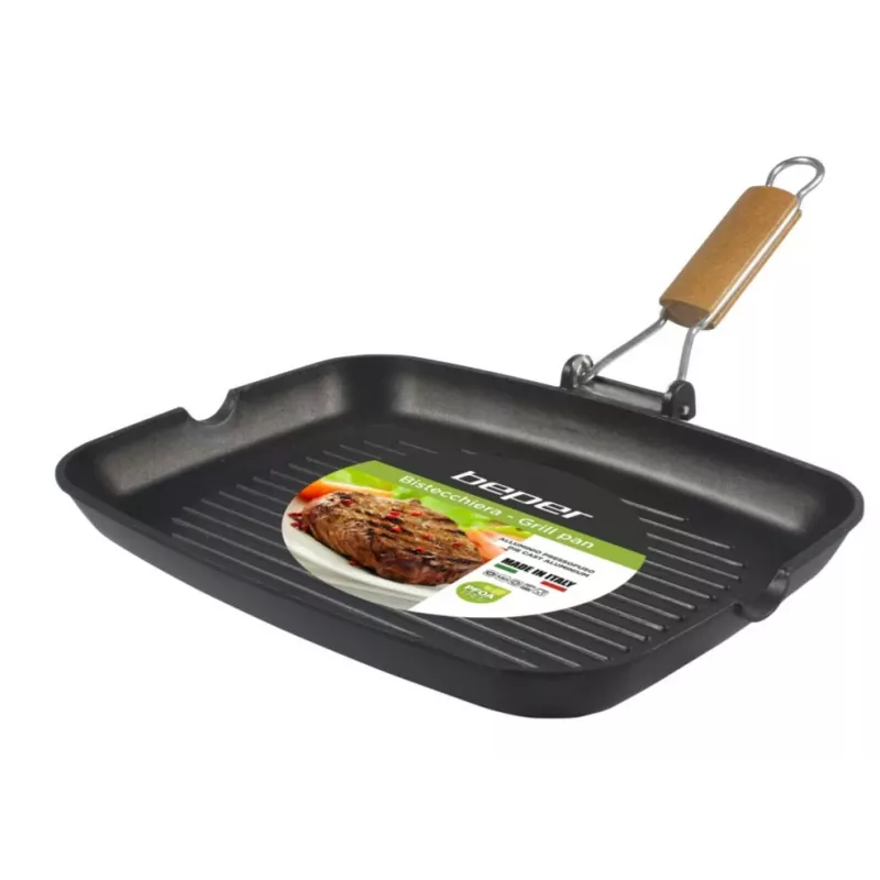 Grelhador elétrico Beper PE.511 com superfície antiaderente de 26x36 cm