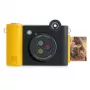 Máquina fotográfica instantânea Kodak SMILE+ 2x3 preta — máquina fotográfica instantânea portátil com impressões 2×3