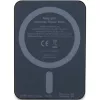 Bateria externa Ferrari FEPB5MNCAK 15W 5000mAh preto/preto Metal Logo MagSafe