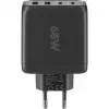 Carregador Goobay 64817 para dispositivos móveis auscultadores - smartphone - tablet preto carregamento rápido AC interior (64817)