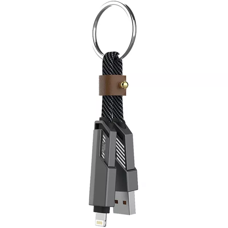 4smarts Cabo USB-C ComboCord Flat 240W+ Porta-chaves - Cabo - Digital/Dados