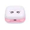 Impressora térmica de recibos Extralink EPP-001 rosa com 5 rolos de papel térmico em branco