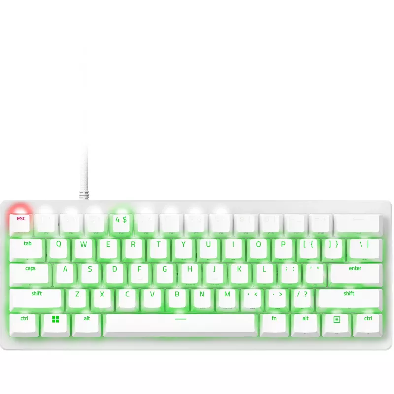 Razer Huntsman V3 Pro Mini - Branco - Layout alemão P - Teclado - ótico (RZ03-04992000-R3G1)