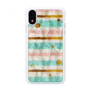 Capa para telemóvel iKins para iPhone XR — capa de proteção menta e preta