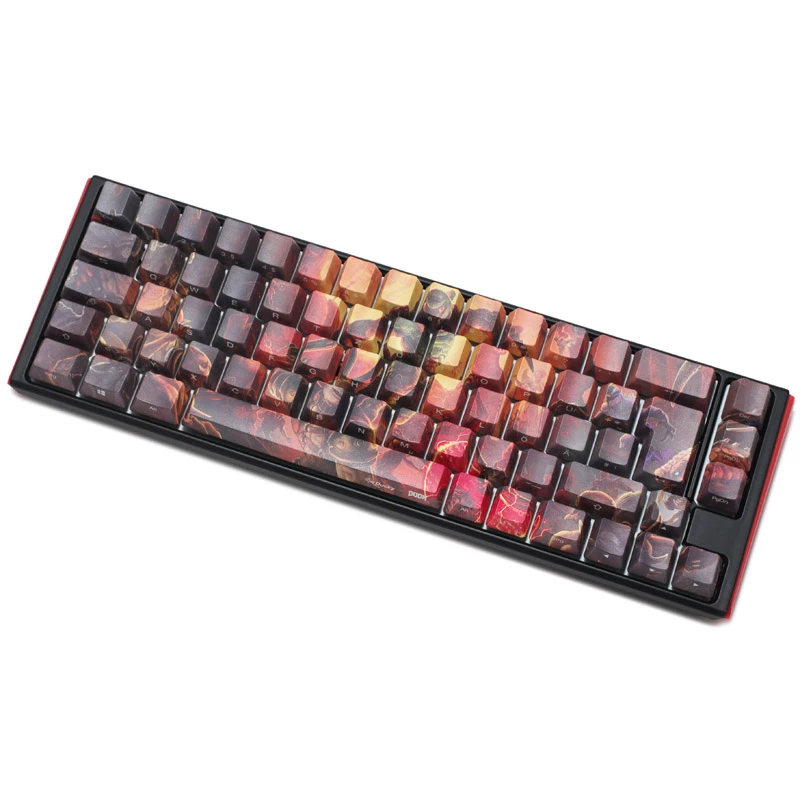 Teclado Ducky One 3 SF Doom Limited Edition, Gaming, USB, QWERTY, multicolor