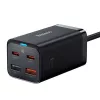 Carregador Baseus GaN3 Pro telemóvel tablet preto AC interior 15V 3A