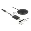 Microfone de mesa DeLOCK 65873 Preto