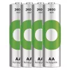 Pilhas R6/AA NI-MH 2 600mAh blister 4 unid.