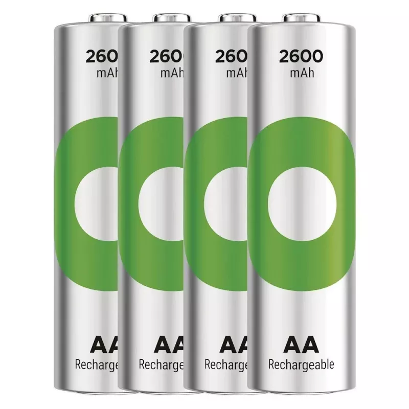 Pilhas R6/AA NI-MH 2 600mAh blister 4 unid.
