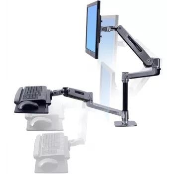 ERGOTRON WorkFit-LX, sistema de montagem em secretária sentado/em pé