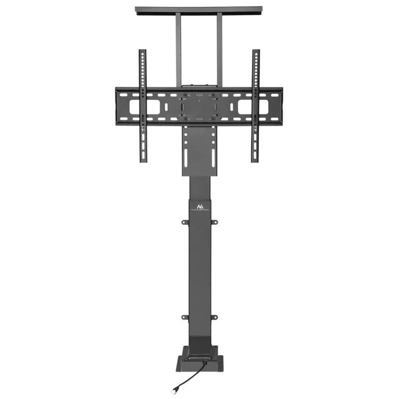 Maclean MC-866 elevador elétrico de TV para 37-65 polegadas (94-165,1 cm), comando, VESA até 600×400, máx. 50 kg, preto