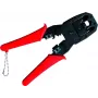Alicate de cravar cabos ShiverPeaks BS73000-MU preto vermelho