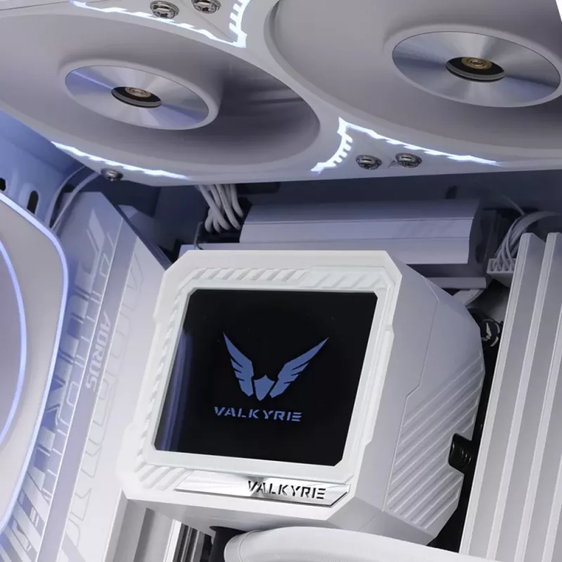 Refrigerador líquido de CPU Valkyrie VK-AIOV240W radiador de 240 mm com LCD