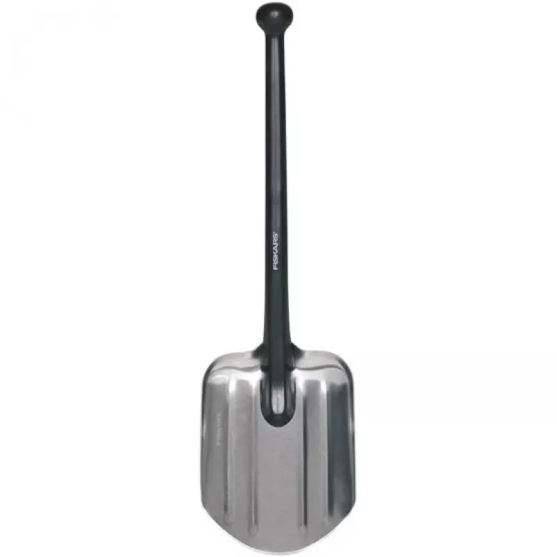 Fiskars 1001574 pá/colher de jardim plástico, aço preto, aço inoxidável