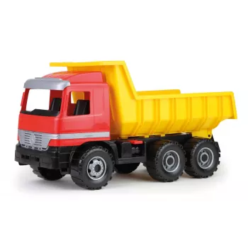 Camião basculante de brinquedo Lena Actros 62 cm carrinho castanho individual