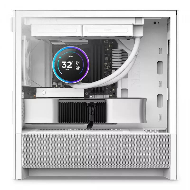 Caixa de PC NZXT H9 H3 Flow Midi Tower branco