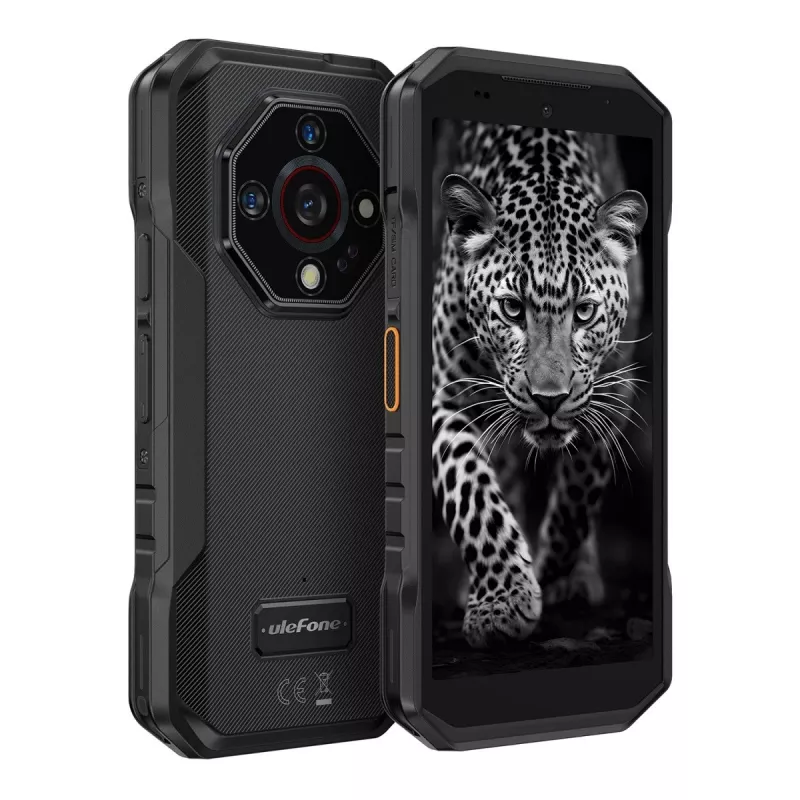 Ulefone Armor X32 UF-AX32/BK smartphone, 5,65 polegadas, 6 GB RAM, 128 GB, Android 14, 5500 mAh, Future Black
