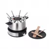 Severin FO 2471 combinação de fondue e crepes, preto/aço inoxidável