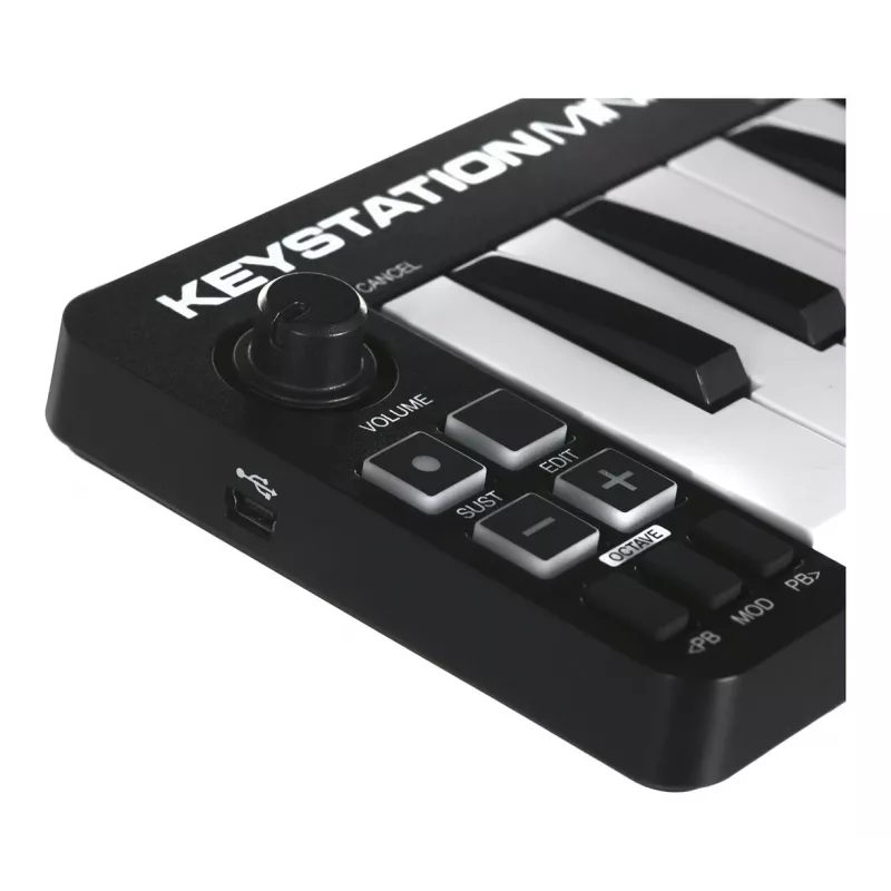 M-AUDIO Keystation Mini 32 MK3 Teclado MIDI 32 teclas USB preto, branco