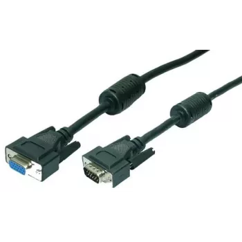 Cabo VGA LogiLink 3m M/F preto