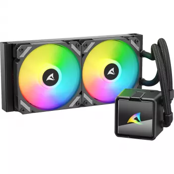 Refrigerador líquido CPU Sharkoon S50 ARGB, preto