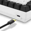 Teclado Sharkoon SKILLER SGK50 S3 75% branco