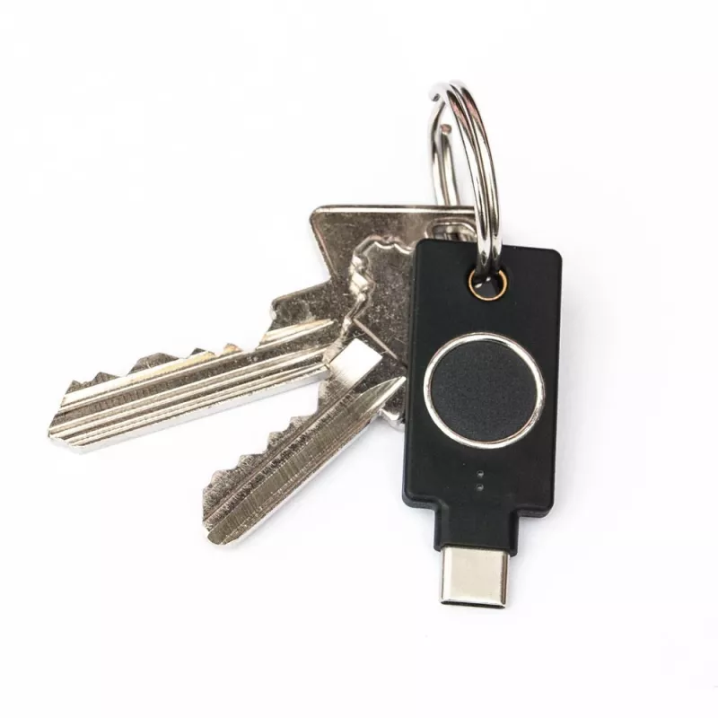 YubiKey C Bio FIDO Edition Yubico preto autenticação sem palavra-passe