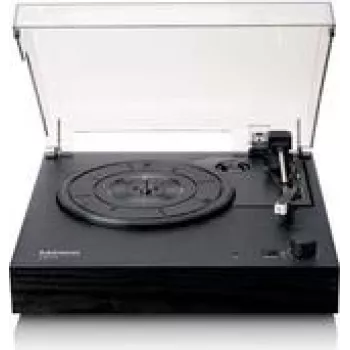 Gira-discos Lenco LS-15BK preto gira-discos de acionamento por correia LS15, pré-amplificador phono incorporado, saída USB