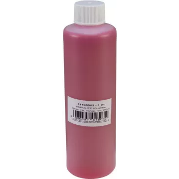 Tinta de carimbo ativa UV EUROLITE 51108003 Vermelho transparente 250 ml – tinta de carimbo reativa a UV, à base de solvente