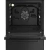 Fogão independente BEKO FSM52331DBDS, placa a gás 4 bicos (2900/2000/2000/1000 W), forno elétrico 60 L, 60 cm, classe de eficiência energética A, preto