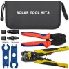 Conjunto de ferramentas solares Qoltec compatível com conectores MC4 | alicate de cravar + alicate de descarnar automático