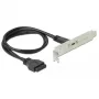 Chapas de slot DeLOCK 89937 com 1 x conector USB Type-C