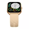 Smartwatch Zeblaze GTS 4 — 4,93 cm (1,94 polegadas) AMOLED 466×466 px, ecrã tátil, Wi-Fi, caixa metálica, bracelete de silicone bege
