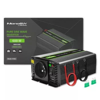 Conversor de tensão para automóvel Qoltec Monolith 600 W 12 V