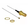 Cabo coaxial DeLOCK 88815 0,2 m MHF IV (I-PEX) RP-SMA cinzento
