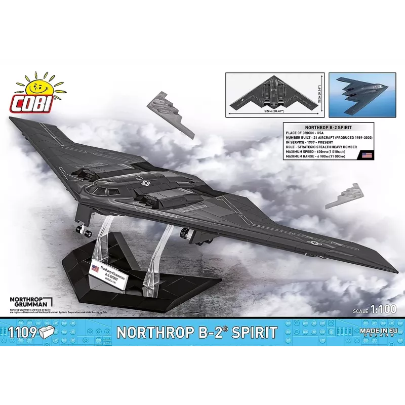 Kit de modelismo Cobi Northrop Grumman B-2 SPIRIT