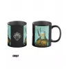 Caneca com revelação por calor Good Loot The Witcher 3 Game Art Chronicles - Geralt & Vincent van Gogh 450 ml preta