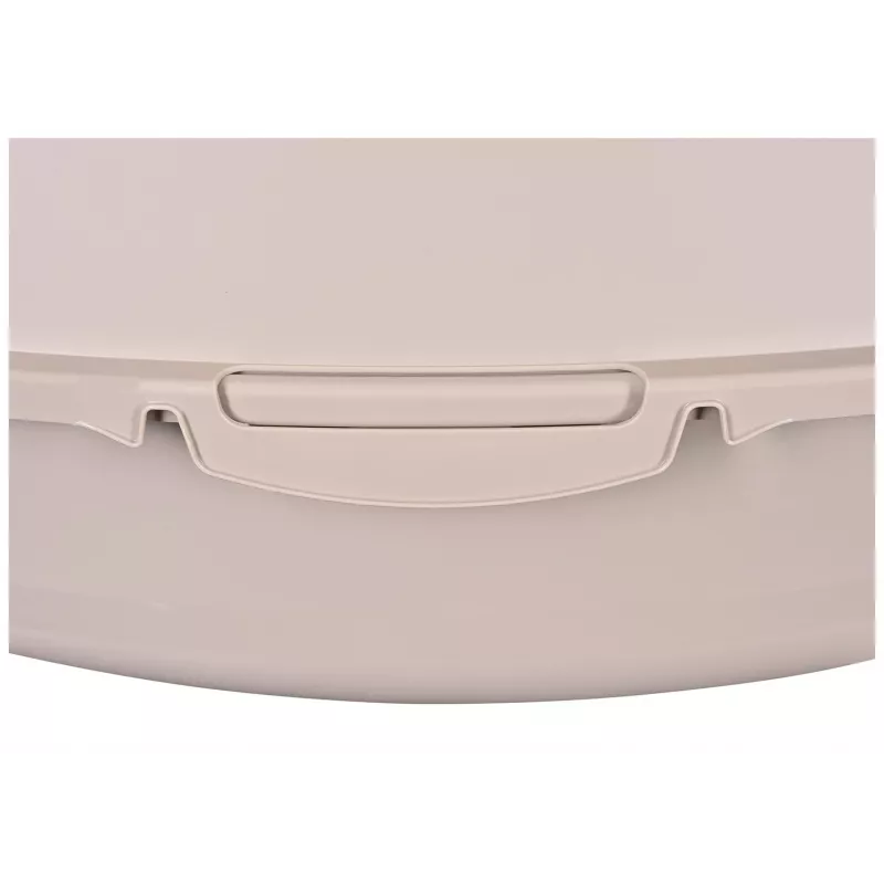 Caixa de areia para gatos DIAMENTIQ BAYA, plástico, portas reversíveis, 55,5×40×38,7 cm, bege